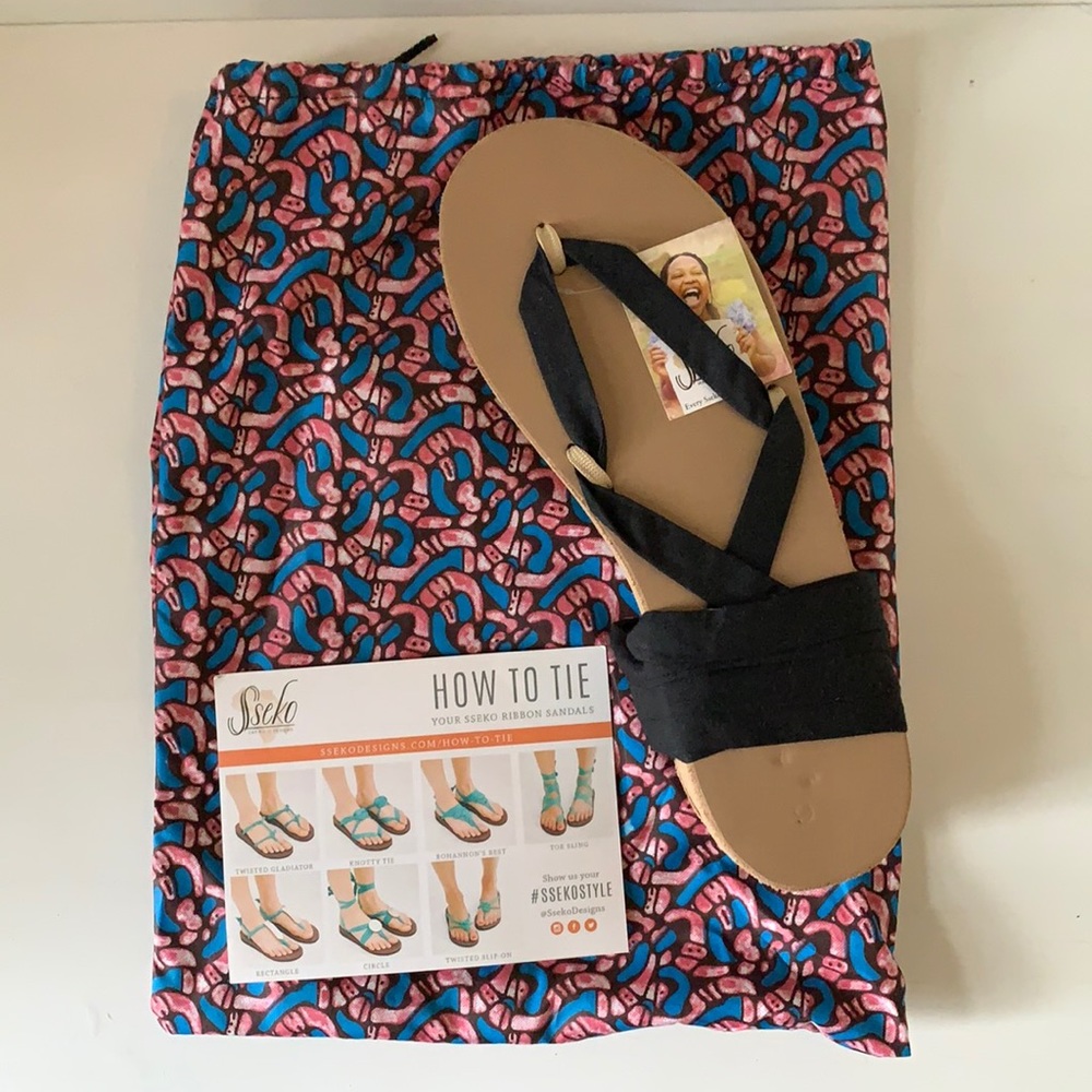 NWT Sseko Ribbon Sandals